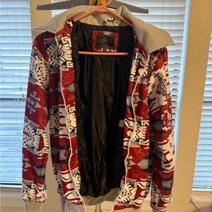 NWOT Yellowstone Mo Brings Plenty Aztec Southwestern Jacket men’s size small